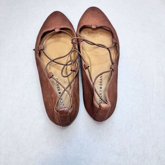Lucky brand Aviee women rounded toe flats sz8 - Picture 2 of 10